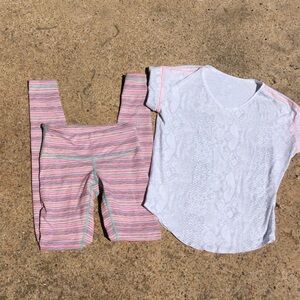 Lululemon t-shirt (no leggings)